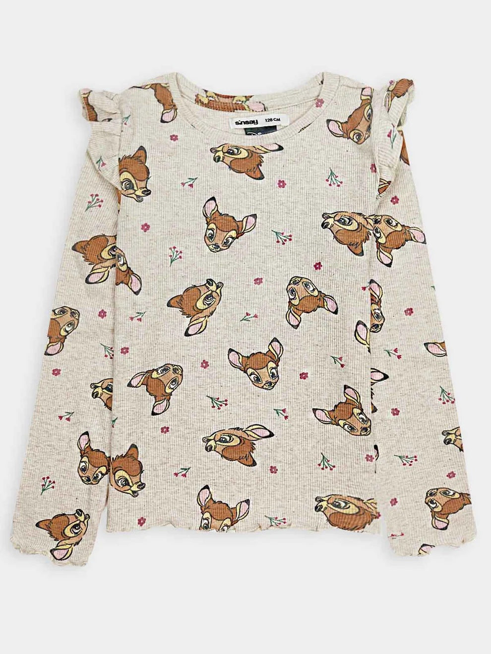 Girls All Over Deer Printed T-Shirt