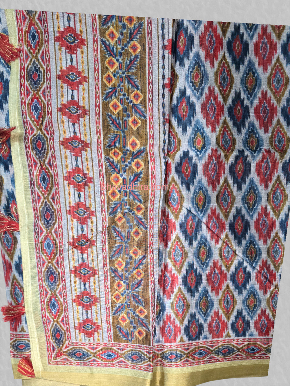 Printed Chanderi Diamond