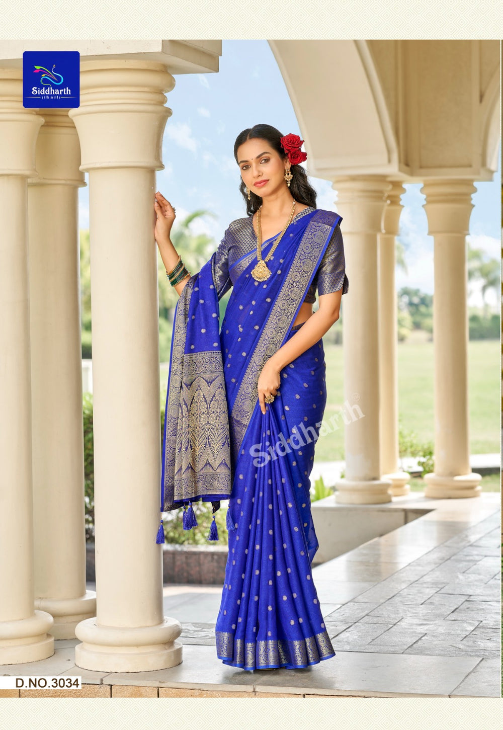 Barora Silk - Blue