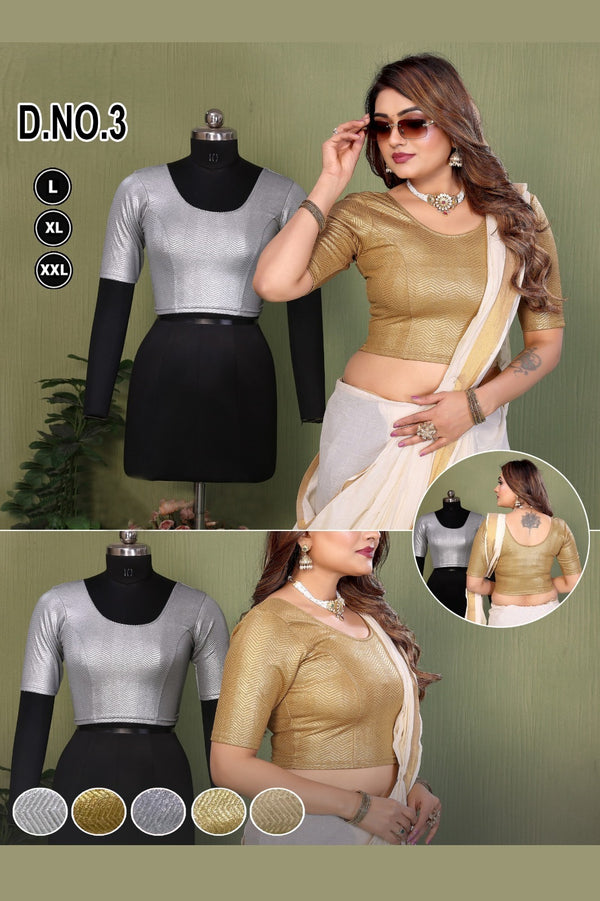 Stretchable Plain Readymade Blouses