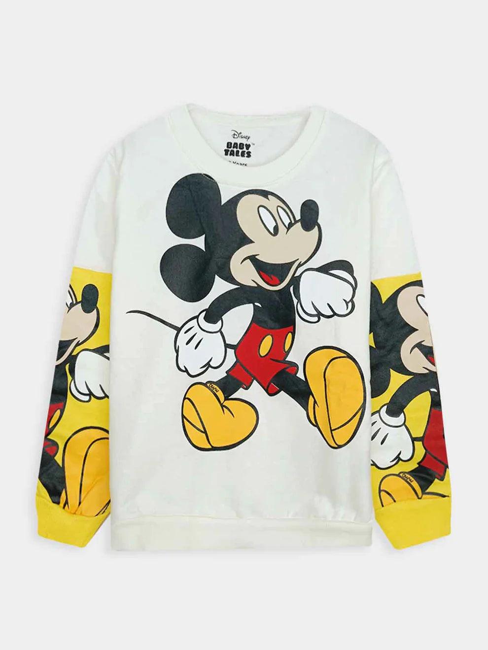 Boys Printed Jogging Set - Yellow