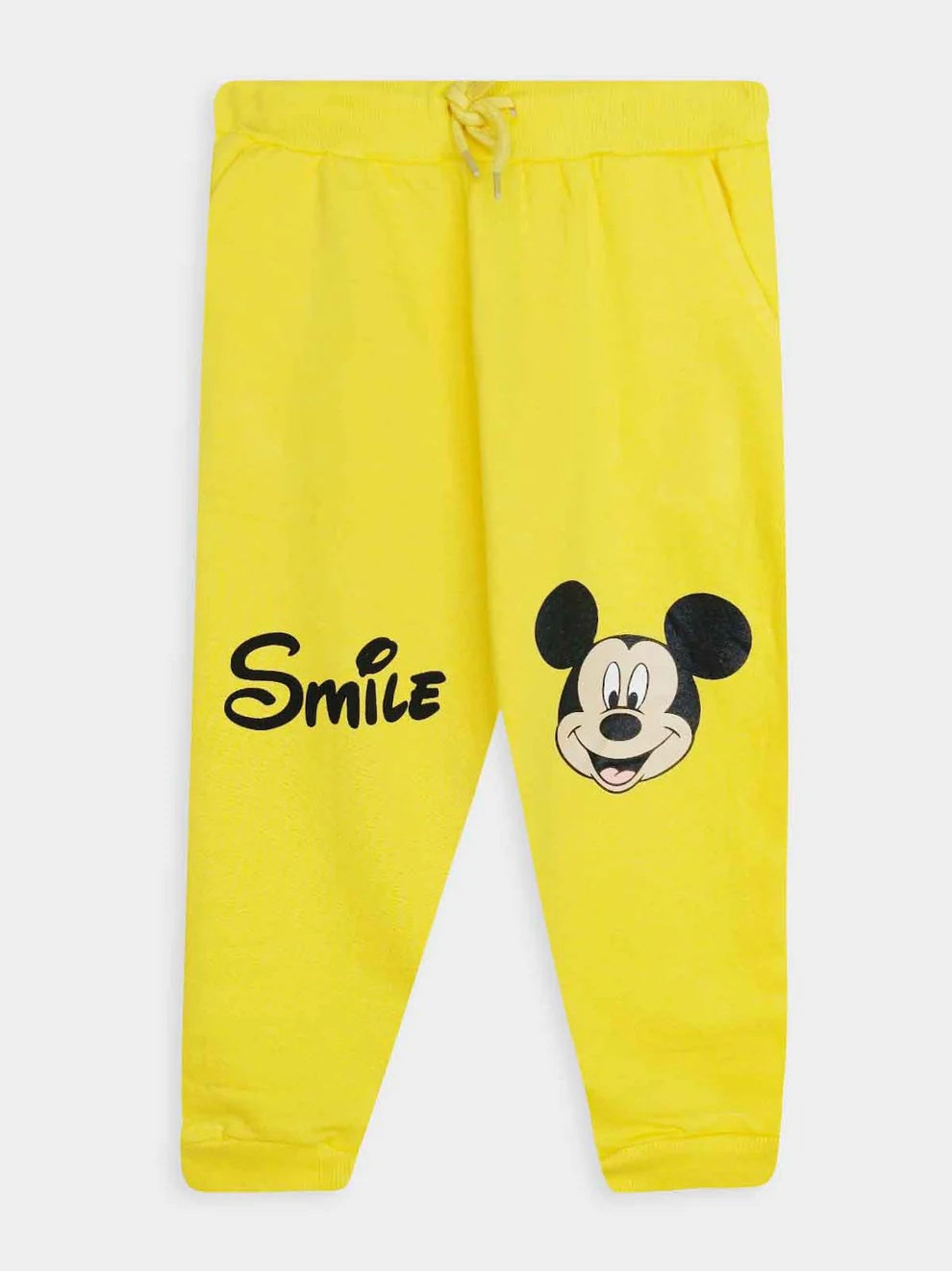Boys Printed Jogging Set - Yellow