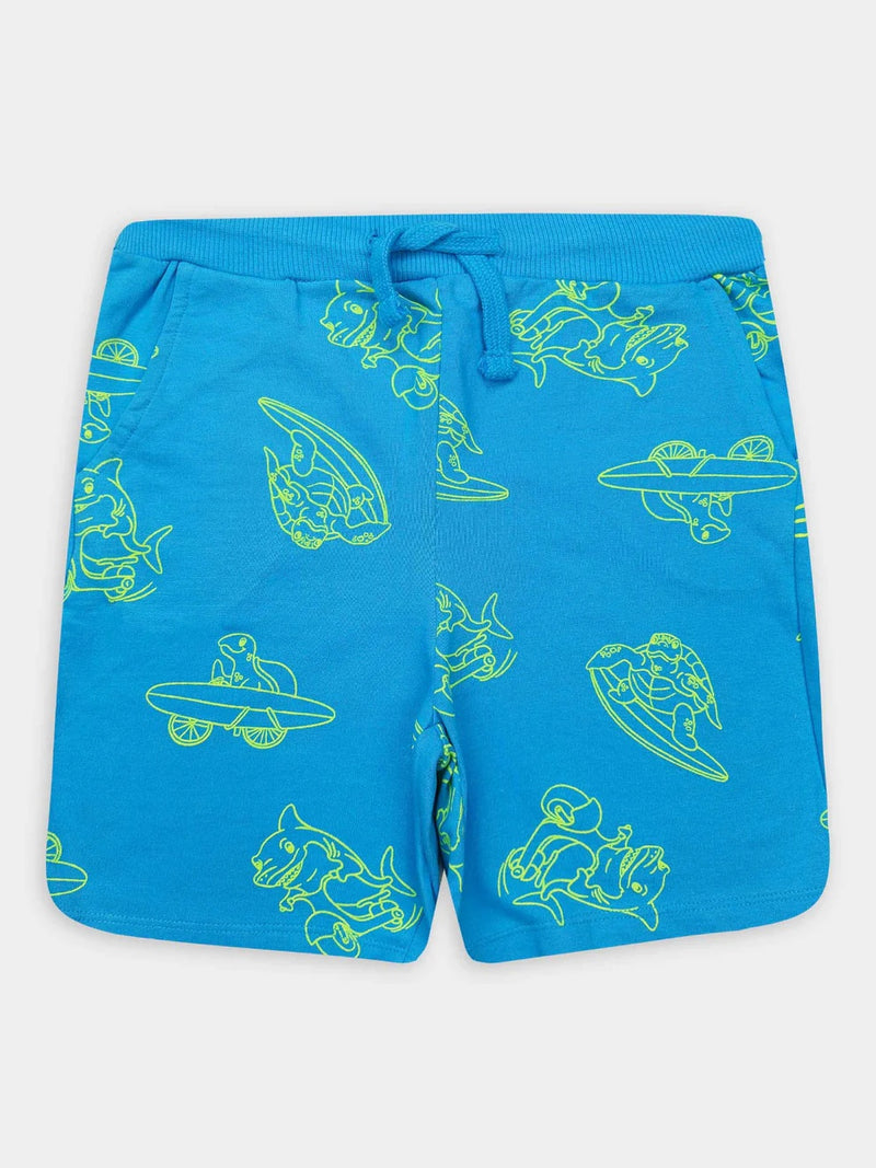 Boys French Terry Shorts - BLUE