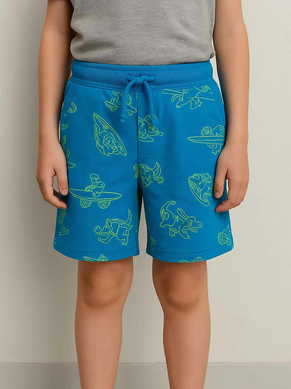 Boys French Terry Shorts - BLUE