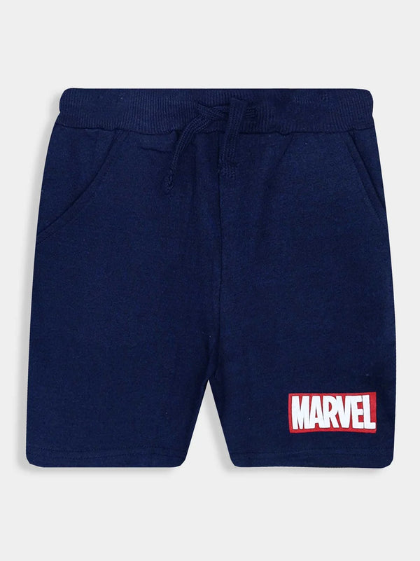 Boys French Terry Navy Shorts - Marval