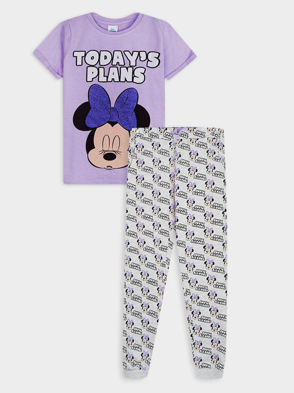 Girls Printed Pyjama Set