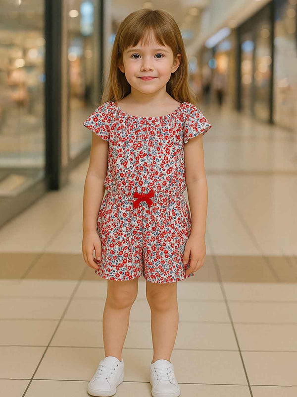 Pink floral Jumpsuit