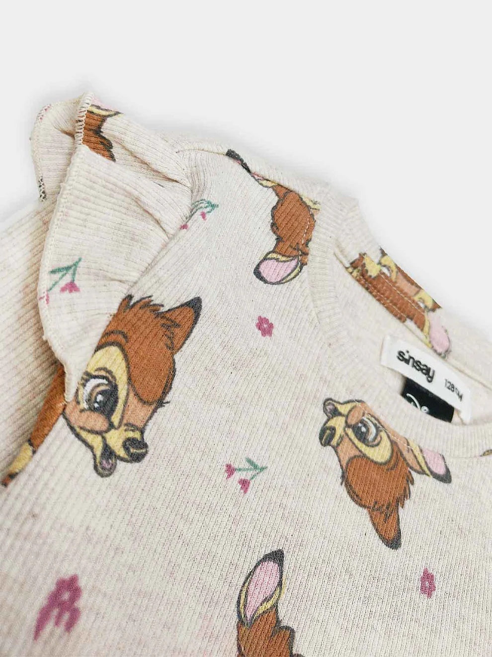 Girls All Over Deer Printed T-Shirt