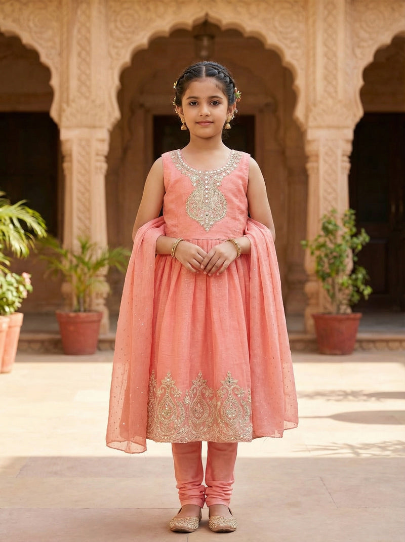 girls-salwar-suit-orange