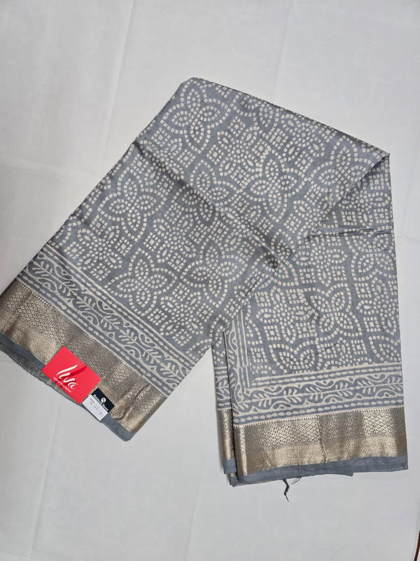 Liva Saree - Grey