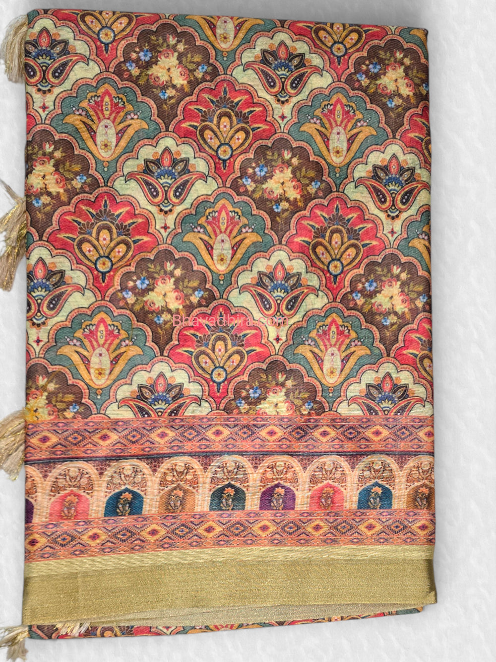 Printed Chanderi Motif