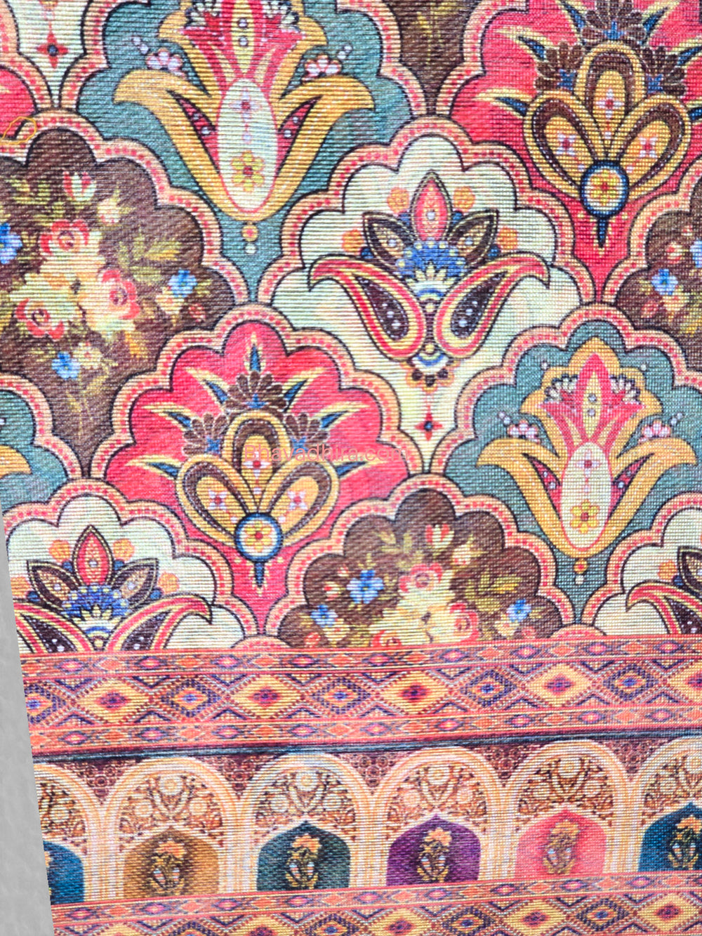 Printed Chanderi Motif