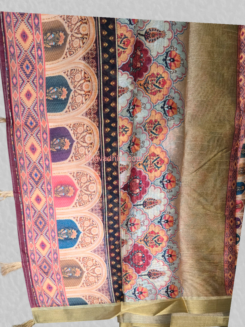 Printed Chanderi Motif