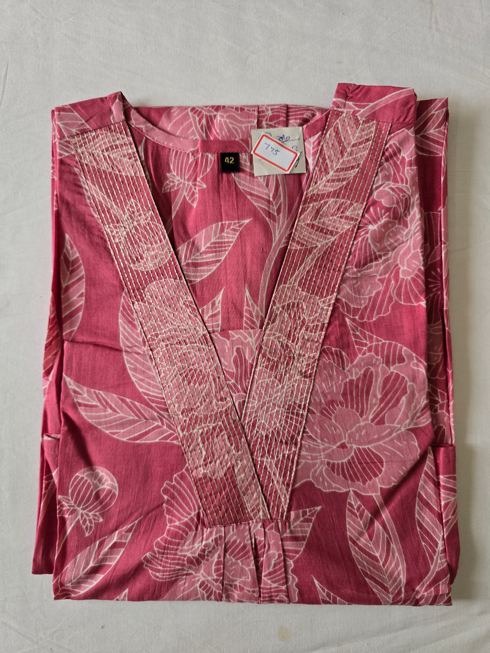Pink Long Kurti