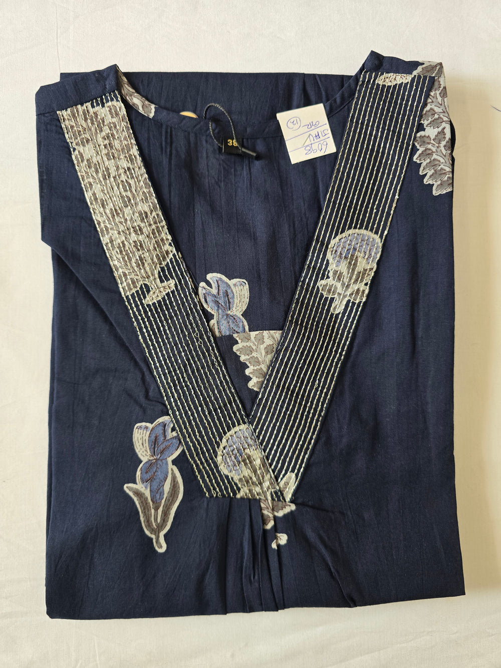 Navy Long Kurti