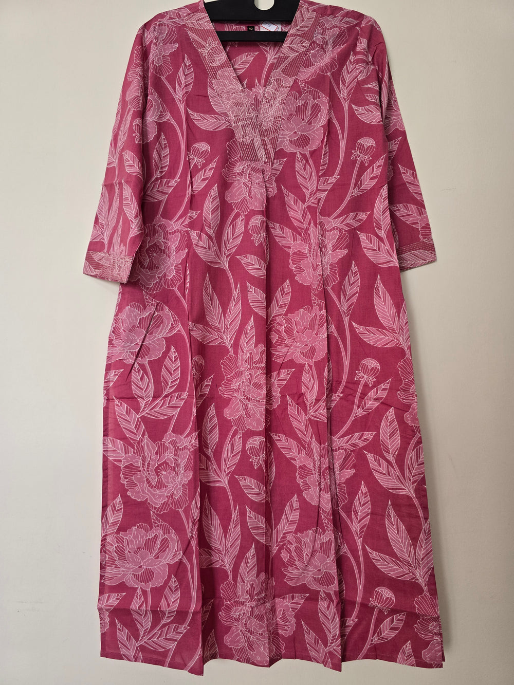 Pink Long Kurti