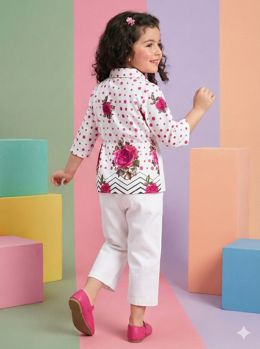 Blossom Breeze White Co-ord