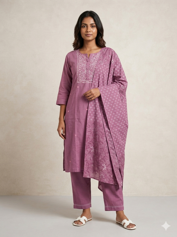 Soft mul cotton kurti set 3XL(46)