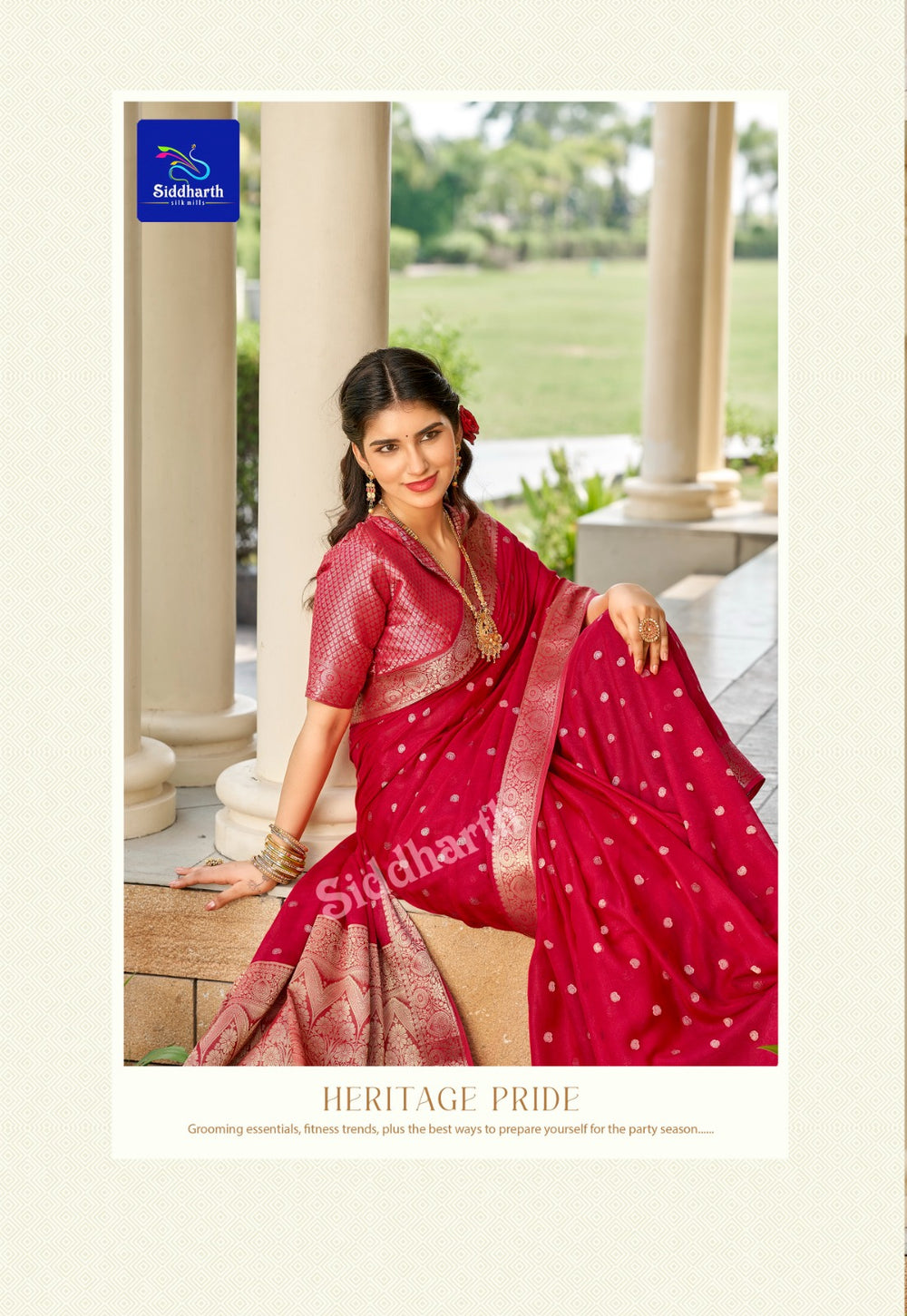 Barora Silk - Red