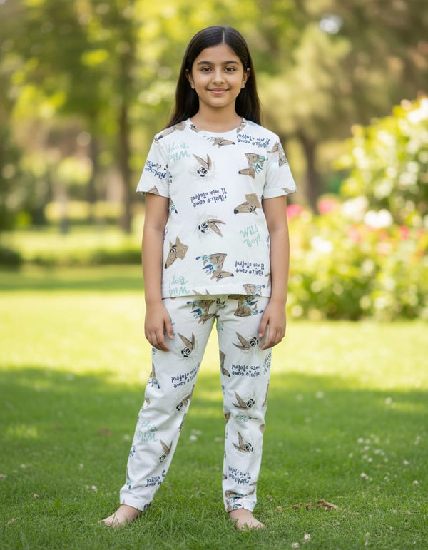 Fine print cool cotton set -  Cartoon Adventure