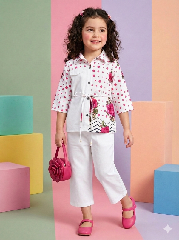 Blossom Breeze White Co-ord