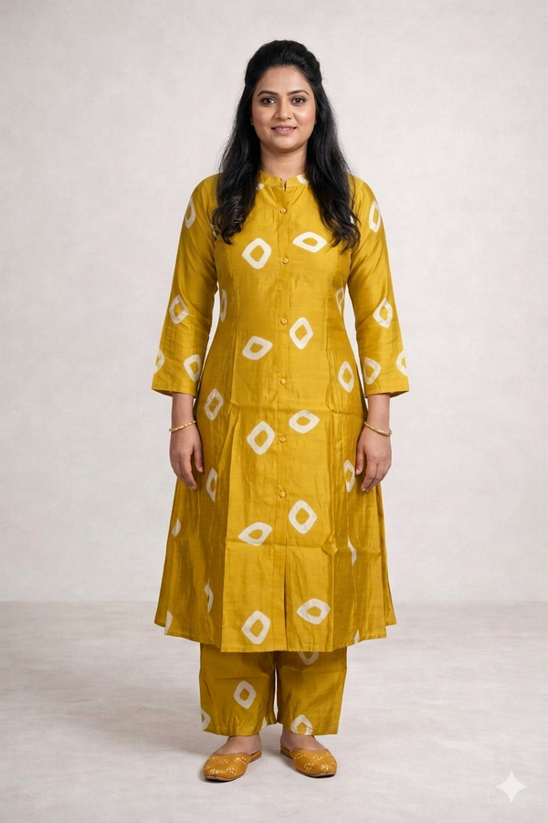 Mustard yellow Modal Co-ord Set