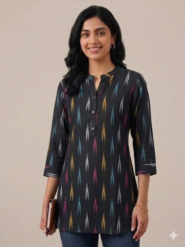Ikat Tunics - Black