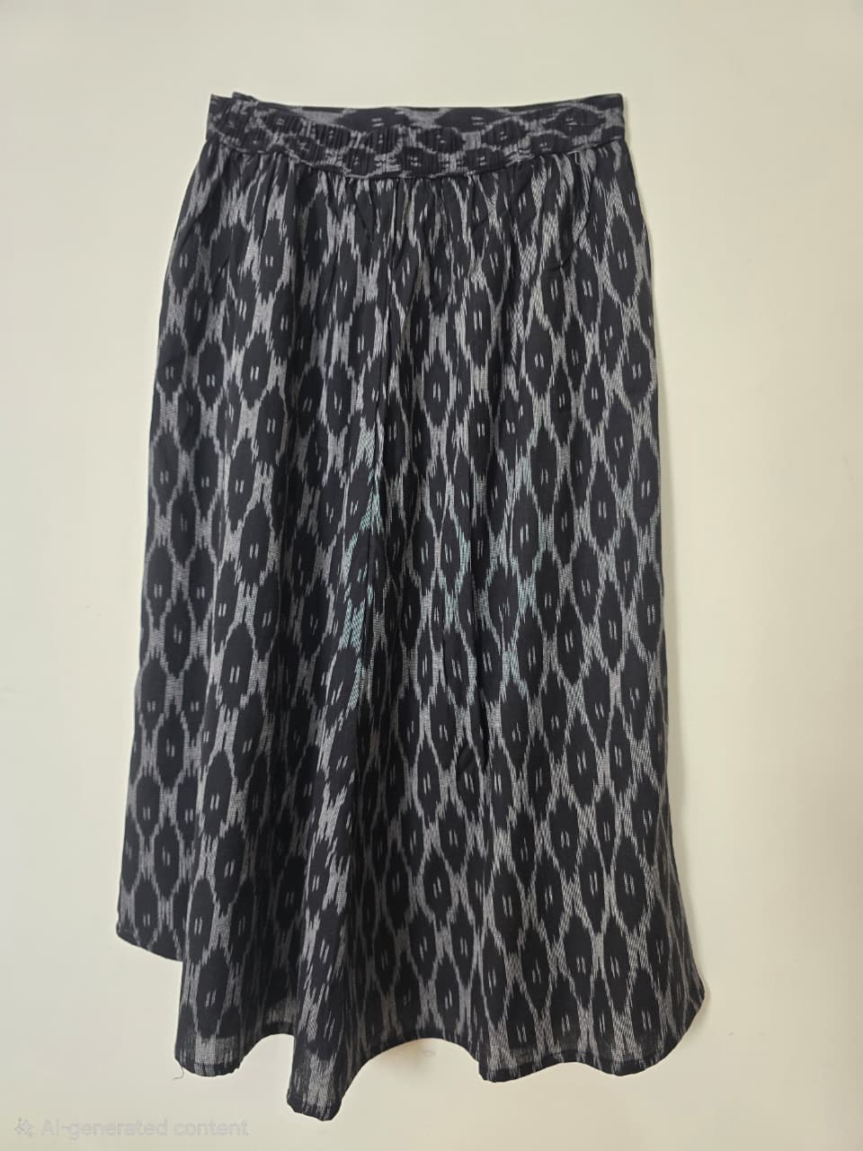 Ikat short skirt - Black