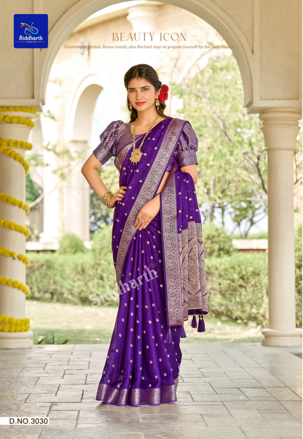 Barora Silk - Violet