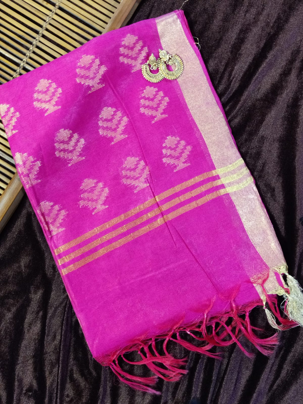 Silk Cotton Red Dot Collection Silk Cotton Sarees